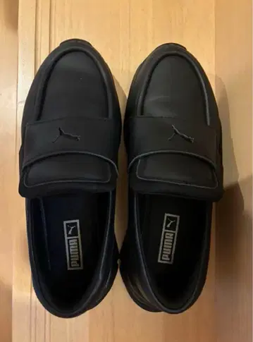 PUMA 로퍼 스니커즈 25 블랙