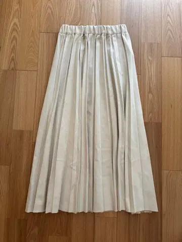 어반 리서치 플리츠 스커트 스웨이드