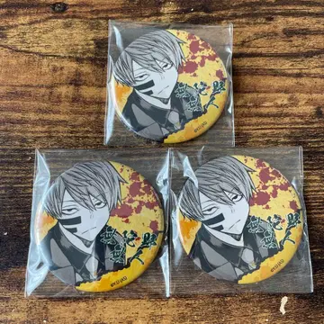 토우겐 안키 애니메이트 원형 캔뱃지 무다노 무진 세트