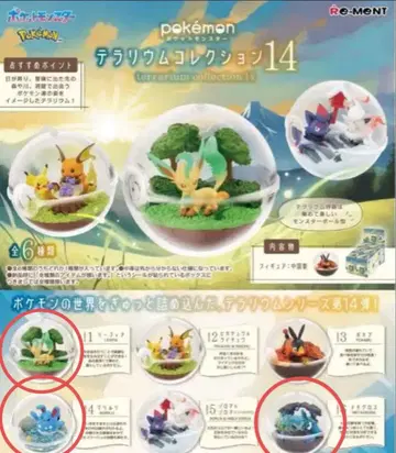 포켓몬 테라리움 컬렉션 14 리프아 마릴리 메타그로스