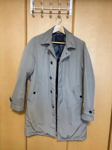 나노 유니버스 그레이 롱 다운 자켓 프랑스 깃털