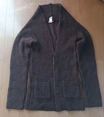 넘버 44 브라운 니트 아우터