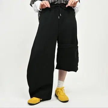 지저인 플리스 벌룬 스웨트 팬츠