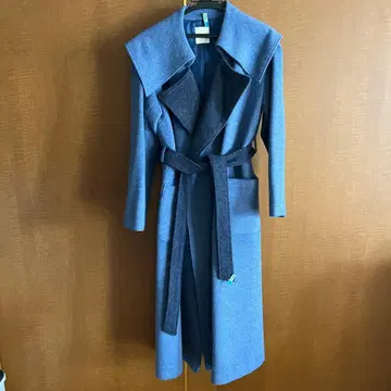 REDYAZEL 레이디 아젤 블루 롱 코트