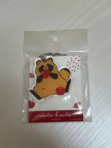 [ 미개봉 ] 비와 너와 로프트 팝업 아크릴 키링 너 사과