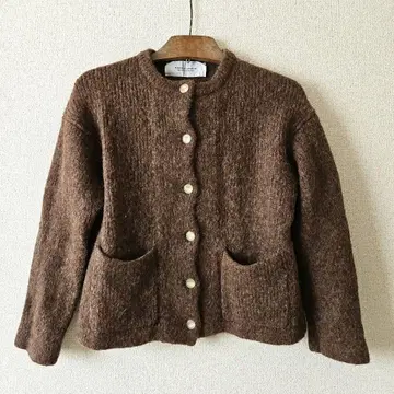 Hands of creation 니트 가디건 브라운