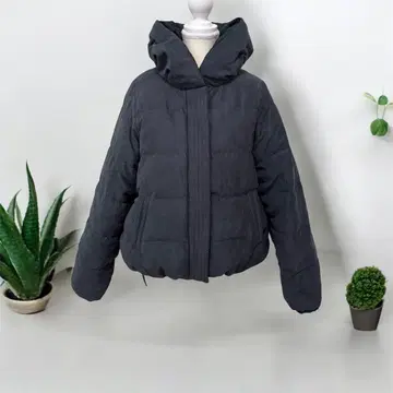 새상품급 BAYFLOW 다크 그레이 숏 다운 자켓 리버서블 size 3