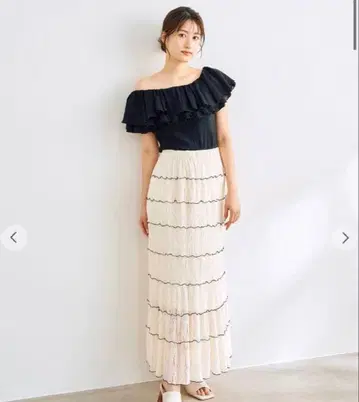 코코딜 레이스 멜로우 캉캉 스커트