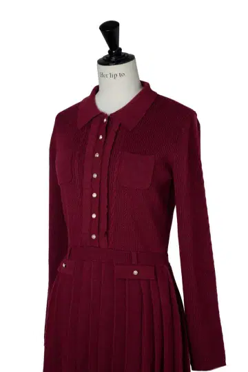 신상 새상품 her lip to Margot 니트 미니 드레스