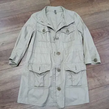 FRAPBOIS 베이지 트렌치코트