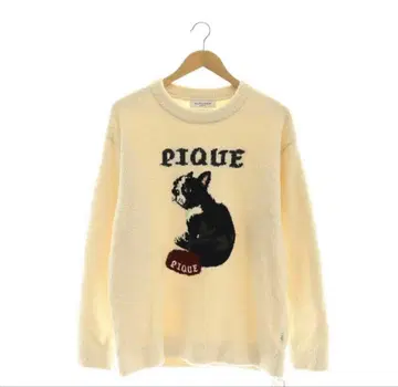 GELATO PIQUE HOMME 프렌치 불독 자카드 풀오버