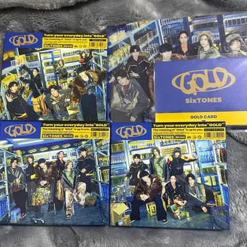 SixTONES GOLD 3가지 형태 묶음 특전 포함