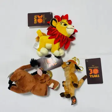 라이온킹 플러시 키체인 심바 품바 티몬