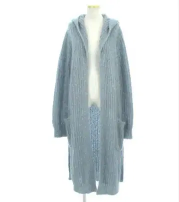 MORABITO 후드 부착 긴팔 롱 가디건 38