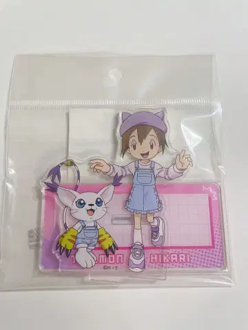 디지몬 아크릴 스탠드 이슬이(히카리) & 테일몬