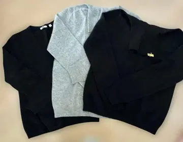 캐시미어 100% UNIQLO 스웨터 3장 세트 S XL M