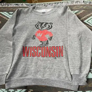 80s USA제 맨투맨 칼리지 러셀