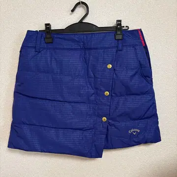 캘러웨이 퍼플 퀼팅 스커트 여성용 골프