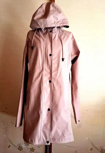 ILSE JACOBSEN 레인코트 핑크 베이지