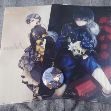 흑집사 시엘 클리어 파일 캔뱃지