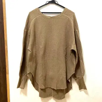 Americana 아메리카나 백 헨리넥 와플 서멀