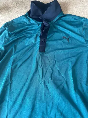 PUMA 터콰이즈 피케 셔츠