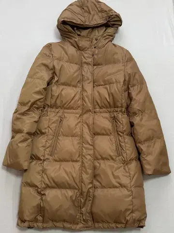 자유구 후드 부착 다운 코트