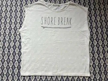 BEAMS HAEART 슬리브리스 T셔츠