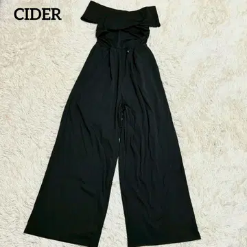 [사이다] 택 포함 오프숄더 올인원(F) 세탁 가능 페미닌 블랙