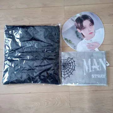 공식 Stray Kids MANIAC 타월 토트백 부채