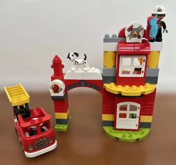 LEGO/레고 소방서 블록 세트와 소방차