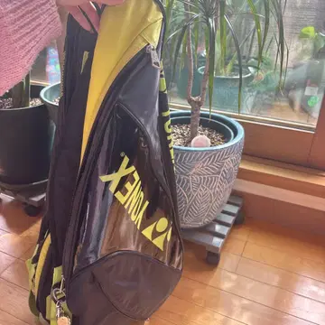 YONEX 테니스 라켓 백 블랙/그린