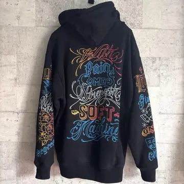 소프트 머신 블랙 후드티 XX-LARGE