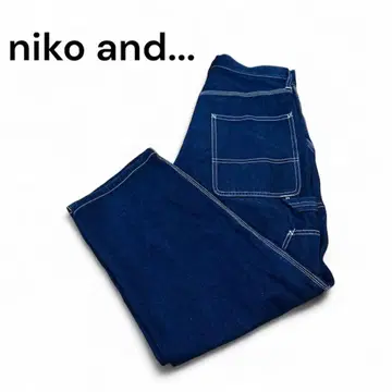 새상품급 NIKO AND 데님 페인터 팬츠 M사이즈