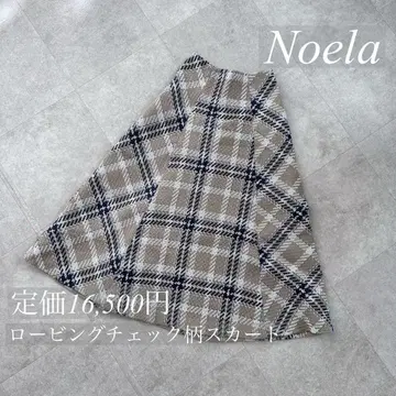 [ 새상품급 ] noela 로빙 체크 무늬 스커트