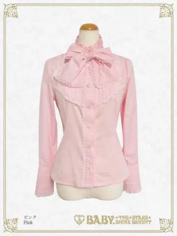 BABY 라바리에르 블라우스 핑크