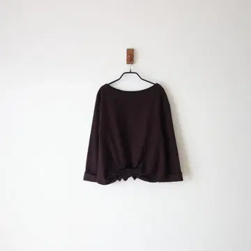 TOMORROWLAND/ 허리 리본 울 티셔츠