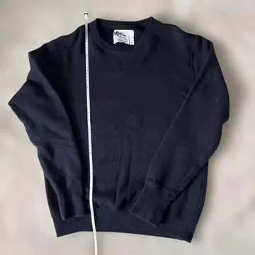 MHL LOOPWHEELER 네이비 크루넥 맨투맨 M