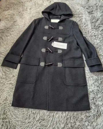 새상품 캘빈클라인 더플 코트 블랙 S 사이즈