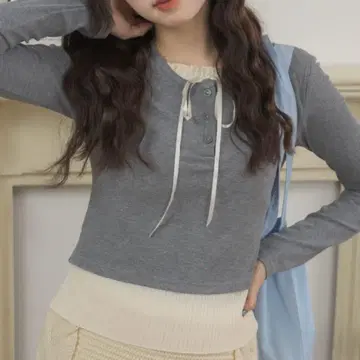 birthdayroom 레이어드 라이크 티셔츠