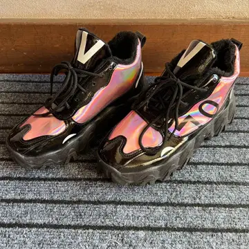 통굽 스니커즈 보아 신발 대드 슈즈