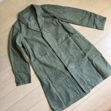 새상품 코듀로이 롱 코트