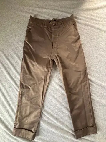 ZUCCa 치노 팬츠 센터 프레스