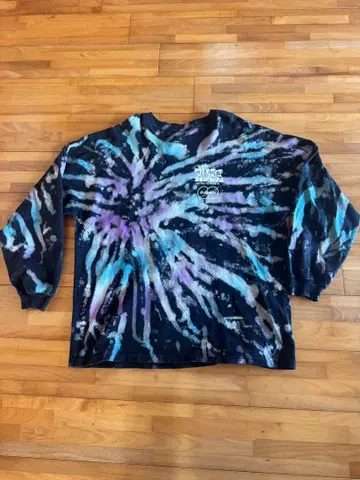 RVCA 타이다이 패턴 긴팔 티셔츠 XL