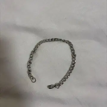 실버 체인 팔찌 조정 가능