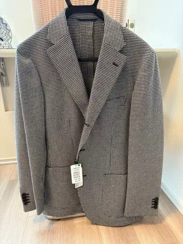 [새상품] 유니버설 랭귀지 하운드 투스 패턴 자켓 175 d4