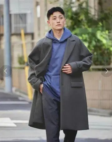 새상품 그린 라벨 릴랙싱 FAbRICA 캐시미어 체스터 코트