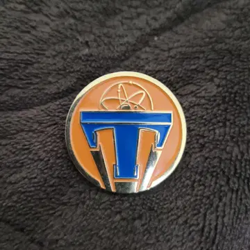 디즈니 핀 배지 오렌지와 파랑