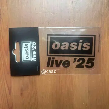 Oasis 라이브 '25 스티커
