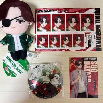 WIND BREAKER 소방준비 캔뱃지 피코누이